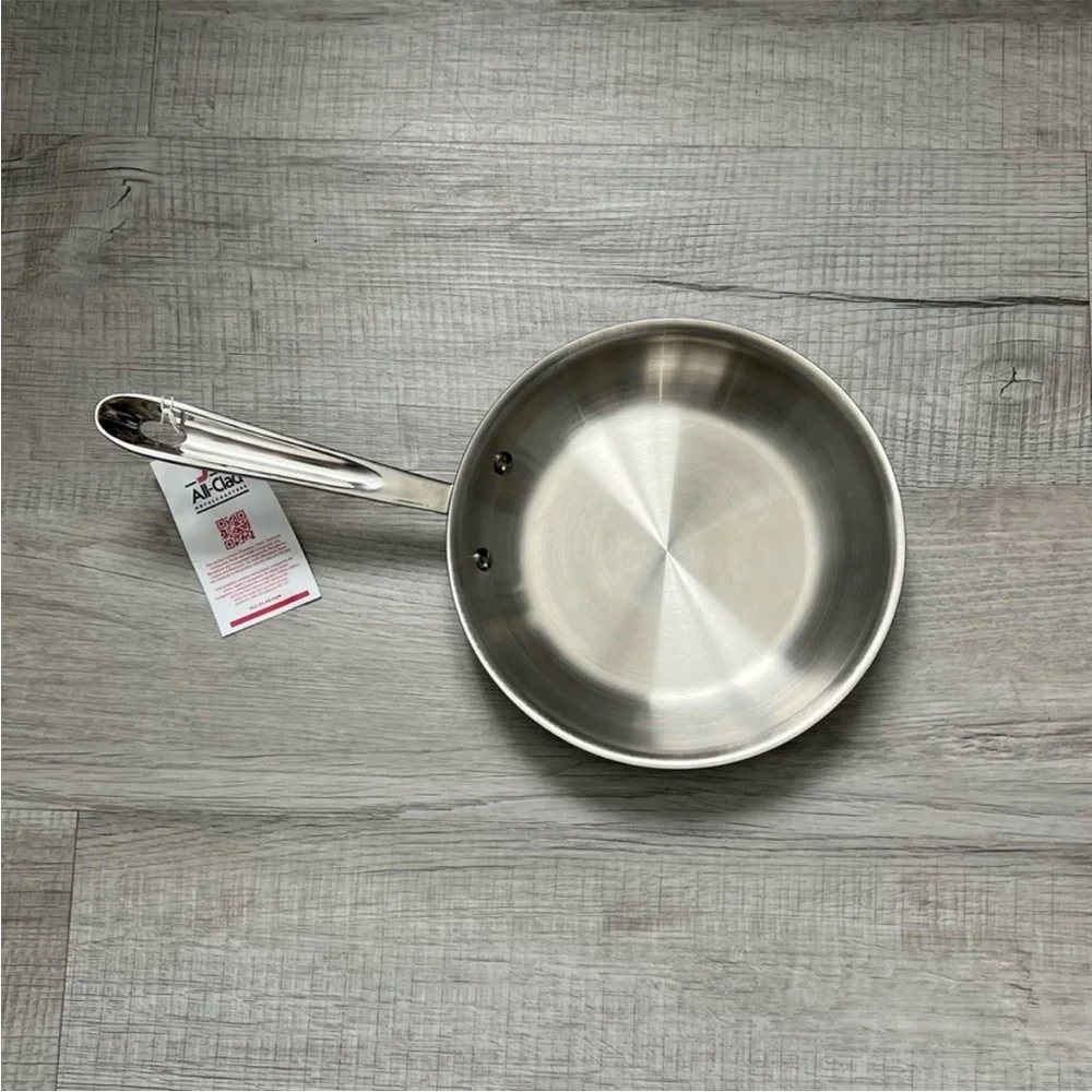 NEW ALL CLAD D3® Tri-Ply Stainless-Steel 8”  Fry Pan
